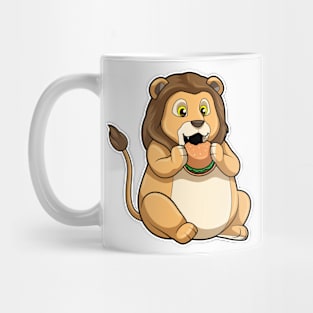 Lion with Burger Mug